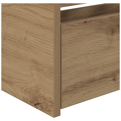 Divano Letto con Cassetti Rovere Artigianale Legno Ingenerizzato - Foto 9