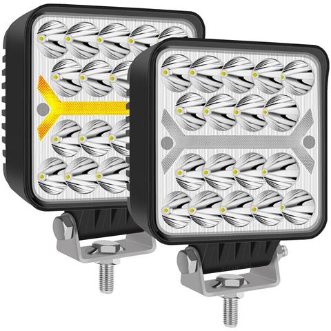 Lampade Da Lavoro A Led Con Luce Gialla 11.5 Cm 12 V 2 Pz - Foto 1
