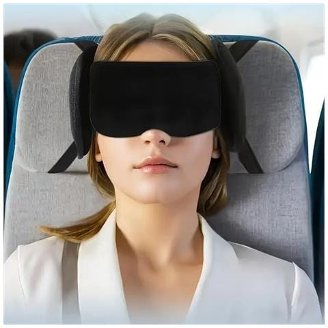 Mascherina Multifunzionale All-in-one Per Dormire - Oscurante, Sagomata E Confortevole - Foto 2