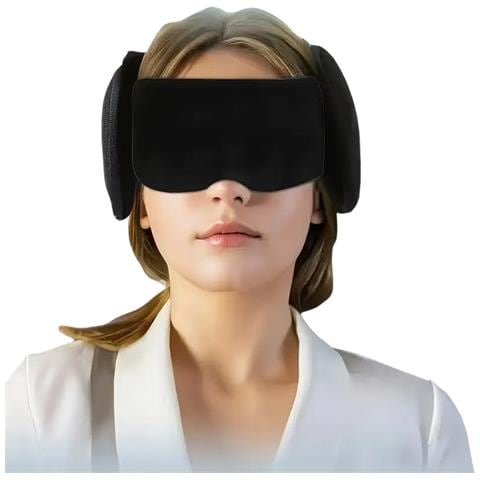 Mascherina Multifunzionale All-in-one Per Dormire - Oscurante, Sagomata E Confortevole - Foto 1