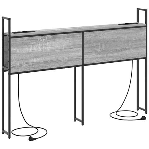 Testata contenitore Grigio sonoma 160 cm Legno multistrato - Foto 1