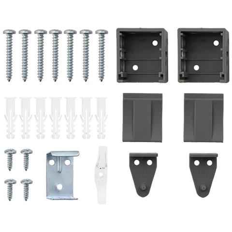 Tenda per Finestra con tende Grigio scuro Alluminio - Foto 9