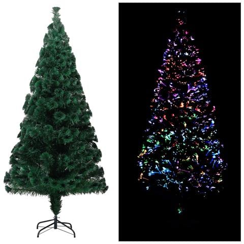 Lusso Casadino -  Albero Di Natale Con Supporto Verde 240 Cm In Fibra Ottica - Foto 8