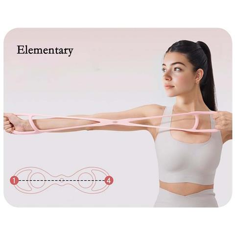 Banda Di Resistenza Arancione Con Pedale Per Piedi - Set Di 2, Bande Elastiche Tpe Per Yoga E Fitness Domestico - Foto 2