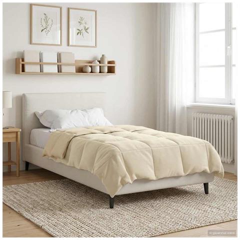 Piumone Completo Annuale Crema 135 x 220 cm Microfibra - Foto 2