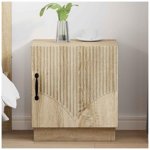Comodino Rovere Sonoma 43 x 34,5 x 47 cm Legno ingegnerizzato - Foto 2