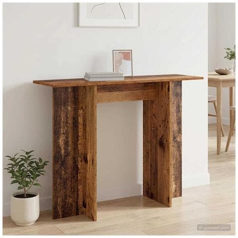Tavolo consolle Legno antico 100 x 30 x 75 cm - Foto 2