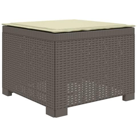 Divano da Giardino a 1 Posto con Cuscino Aspetto Rattan PP - Foto 1