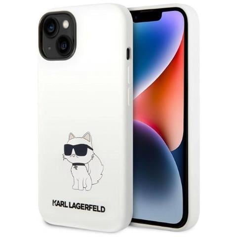Karl Lagerfeld Klhmp14msnchbch Iphone 14 Plus 6,7 Custodia Bianca /bianca In Silicone Choupette Magsafe - Foto 7