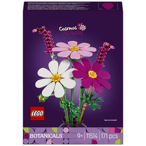 Botanicals 11514 Fiori di Cosmos, Bouquet Fiori Finti con 3 Cosmos Artificiali e 2 Steli di Penniseto, Regalo Bambini 9+ - Foto 1