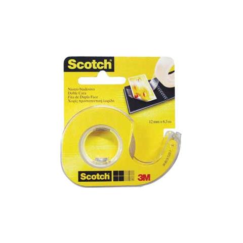 pz. 1 Nastro biadesivo Scotch665 trasp 12mmx6.3m 51699 - Foto 1
