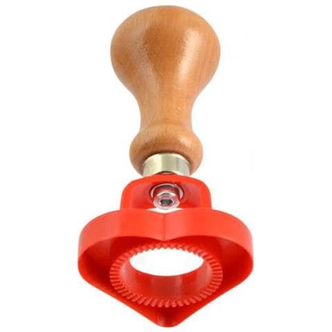 Taglia Ravioli Cuore Multicolore Manico Legno - Foto 3
