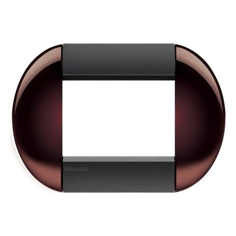 Placca Living Light Brown Lnb4803tw Tonda - Foto 1