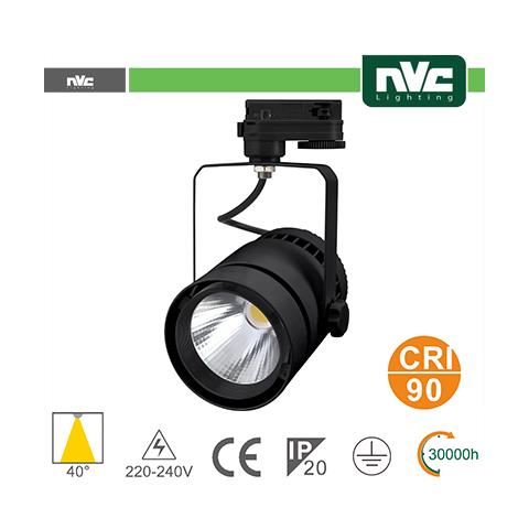 Proiettore A Binario Monofase 50w 4000k 3000lm 40ã‚â° Cri90 - Foto 1