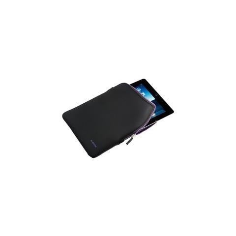 Neoprene Sleeve for iPad 2 Custodia a tasca Nero, Porpora - Foto 1