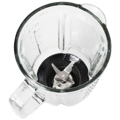 Frullatore Frullo Glass Capacità 1.5 Litri Potenza 600 Watt Colore Nero / Acciaio inox - Foto 2