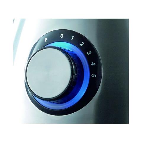 Frullatore Frullo Glass Capacità 1.5 Litri Potenza 600 Watt Colore Nero / Acciaio inox - Foto 3