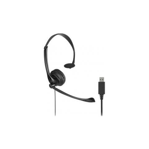 Cuffie con microfono - on-ear - cablato - USB-A - nero - Foto 1