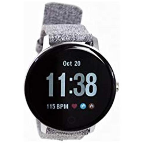 Vsmart3, Vsmart2 Velocity Smartwatch Grigio Scuro Unisex-adulto, Argentato, Taglia Unica - Foto 1