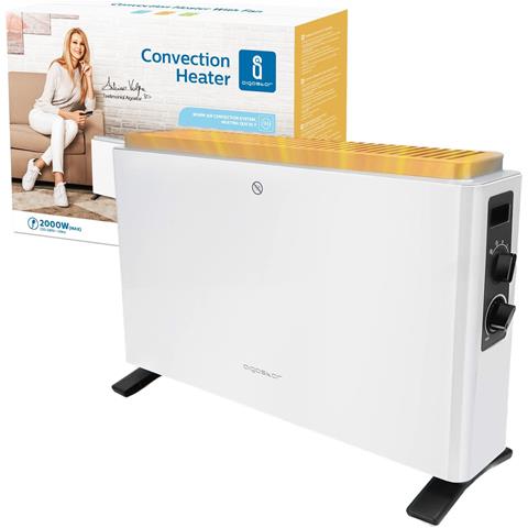 Rylee Stufa Termoconvettore Elettrico 3 Livelli Calore Regolabili Funzione Antigelo 2000w - Foto 1