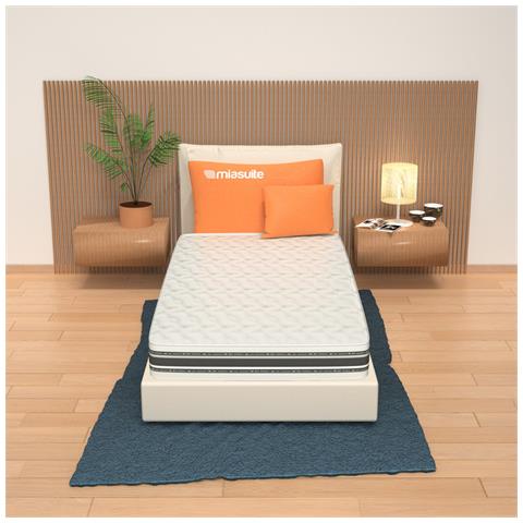 Materasso Singolo 90x200 cm a Molle Bonnel e Memory, alto 26 cm - Box System, Traspirante | Rubino - Foto 2