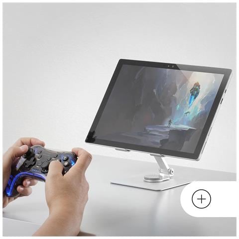 Supporto per tablet da gioco MA-RST, Antiscivolo, Girevole a 360°,Colore Nero - Foto 2