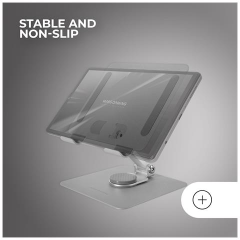 Supporto per tablet da gioco MA-RST, Antiscivolo, Girevole a 360°,Colore Nero - Foto 3