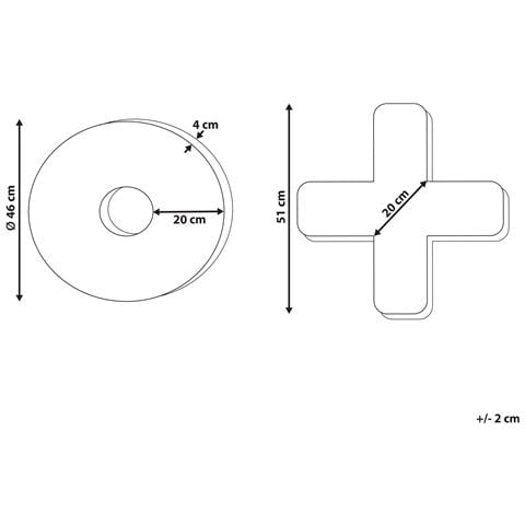 Set Di 2 Cuscini Hesperis Bouclé Marrone Tinta Unita - Foto 2