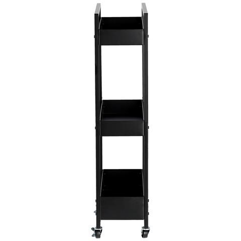 Aiutante Parrucchiere Carrello Cosmetico Tavolino Su Ruote Per La Tintura St011bl Al Salone Di Bellezza Scaffale Con Ripiani - Foto 2