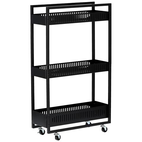 Aiutante Parrucchiere Carrello Cosmetico Tavolino Su Ruote Per La Tintura St011bl Al Salone Di Bellezza Scaffale Con Ripiani - Foto 4