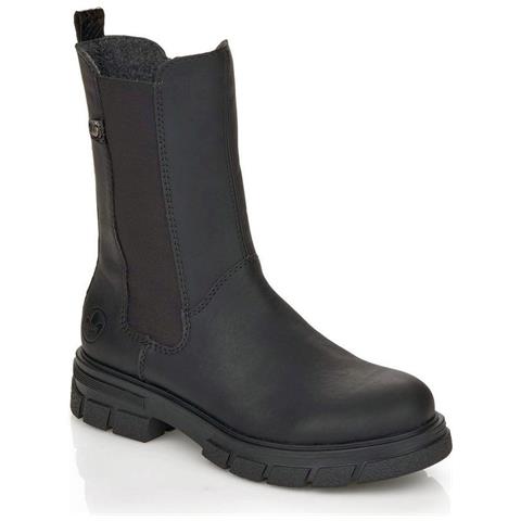 Black Casual Closed Booties Stivaletti Sintetico E Tessile Scarpe Donna Nero Eu 36, Z9180-02 - Foto 2