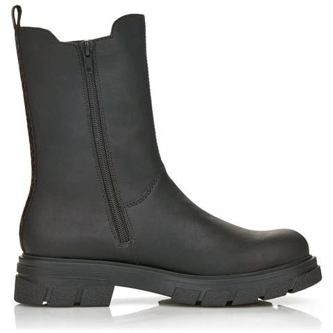 Black Casual Closed Booties Stivaletti Sintetico E Tessile Scarpe Donna Nero Eu 36, Z9180-02 - Foto 3
