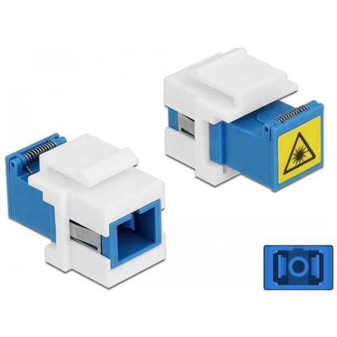 DeLOCK Modulo Keystone SC Simplex femmina per SC Simplex femmina con protezione laser flip all'interno - Foto 2