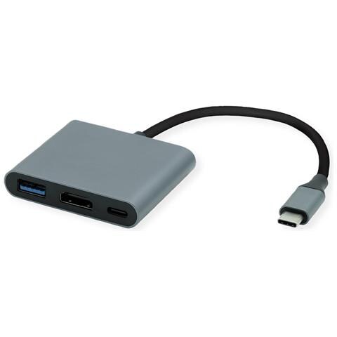 Roline Display Adapter Usb C - Hdmi 4k60+ 1x A+ Pd - Adapter - Digital/daten (12.03.3199) - Foto 1