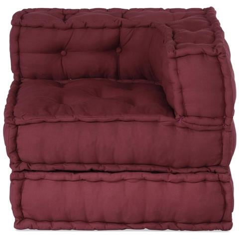 Pouf Modulare Marrone Rossiccio 70x70x54 in Tessuto - Foto 10