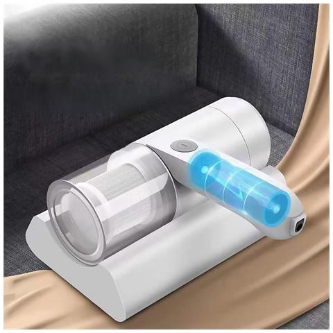 Aspirapolvere Portatile Per Letti, Con Luce Uv E Senza Fili, Elimina Polvere, Acari, Peli Di Animali, Ecc. - Foto 6