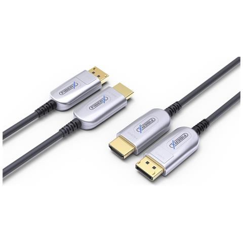 FX-I250-015 cavo DisplayPort 15 m Nero, Argento - Foto 2