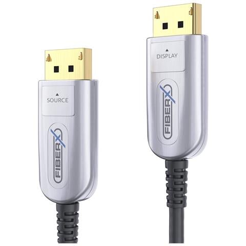 FX-I250-015 cavo DisplayPort 15 m Nero, Argento - Foto 1