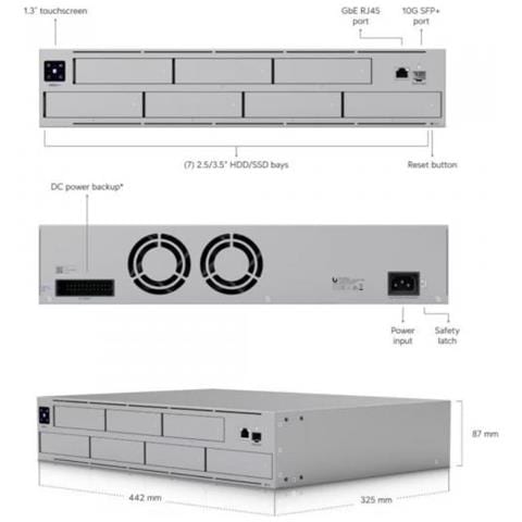 Unas-pro | Server Nas | 2u, 7x Hdd, 1x Sfp+, 1x Gbe Rj45 - Foto 2