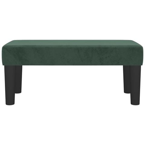 Panca Verde Scuro 70x30x30 Cm In Velluto - Foto 3