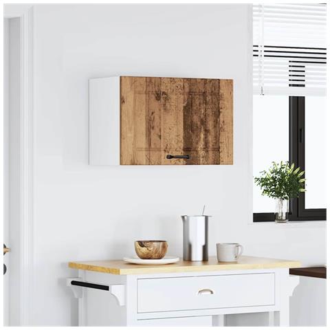 Pensile Da Cucina Lucca Legno Antico In Legno Multistrato - Foto 3