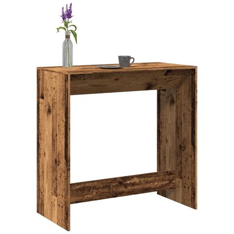 Tavolo Da Bar Legno Antico 102x50x103,5 Cm In Legno Multistrato - Foto 1