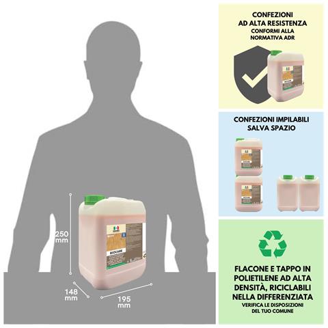 Biocare 5ltx4pz - Cera Per Legno Oliato - Foto 2