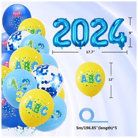 Set Di Decorazioni Per Il Ritorno A Scuola Per Ragazzi - Elegante E Creativo! - Foto 2