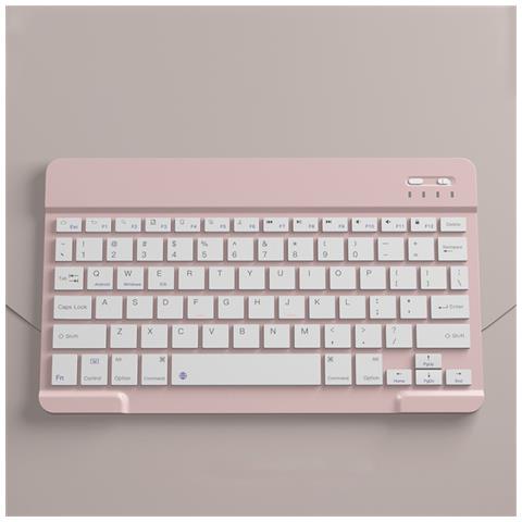 Tastiera Bluetooth Wireless - Ricaricabile Da 10 Pollici Pink - Foto 4
