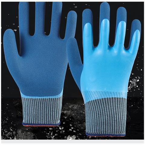 2 Paia Di Guanti Da Lavoro Edili - Nylon Rivestito In Lattice - Foto 2