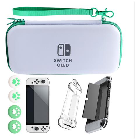 Custodia Protettiva Per Nintendo Switch Oled Green - Foto 1