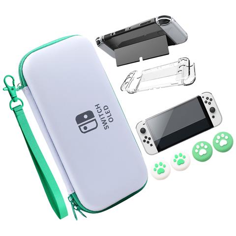 Custodia Protettiva Per Nintendo Switch Oled Green - Foto 4