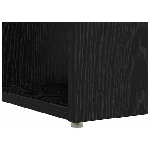 Scrivania Rovere Nero Truciolare Piccola Stoccaggio - Foto 9