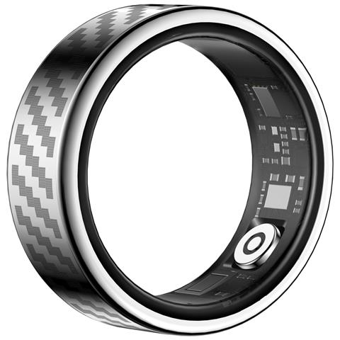 Anello Intelligente Rwfit: Monitoraggio Del Sonno, Frequenza Cardiaca E Fitness, Impermeabile Fino A 50m Silver 12 - Foto 7